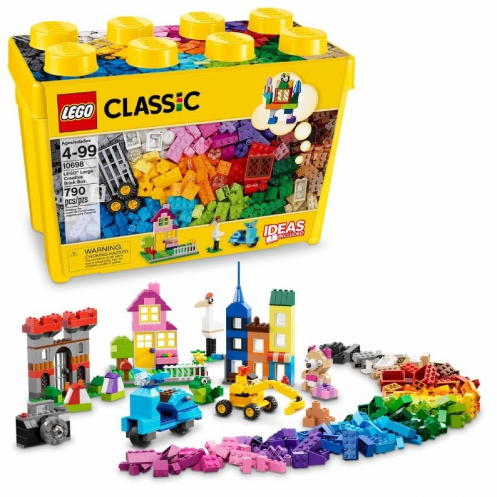 Lego Classic 10698 Large Creative Brick Box with Storage Box 790 pieces