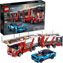 Конструктор Lego Technic 42098 Вантажівка-транспортер з синьою машиною 2493 деталі
