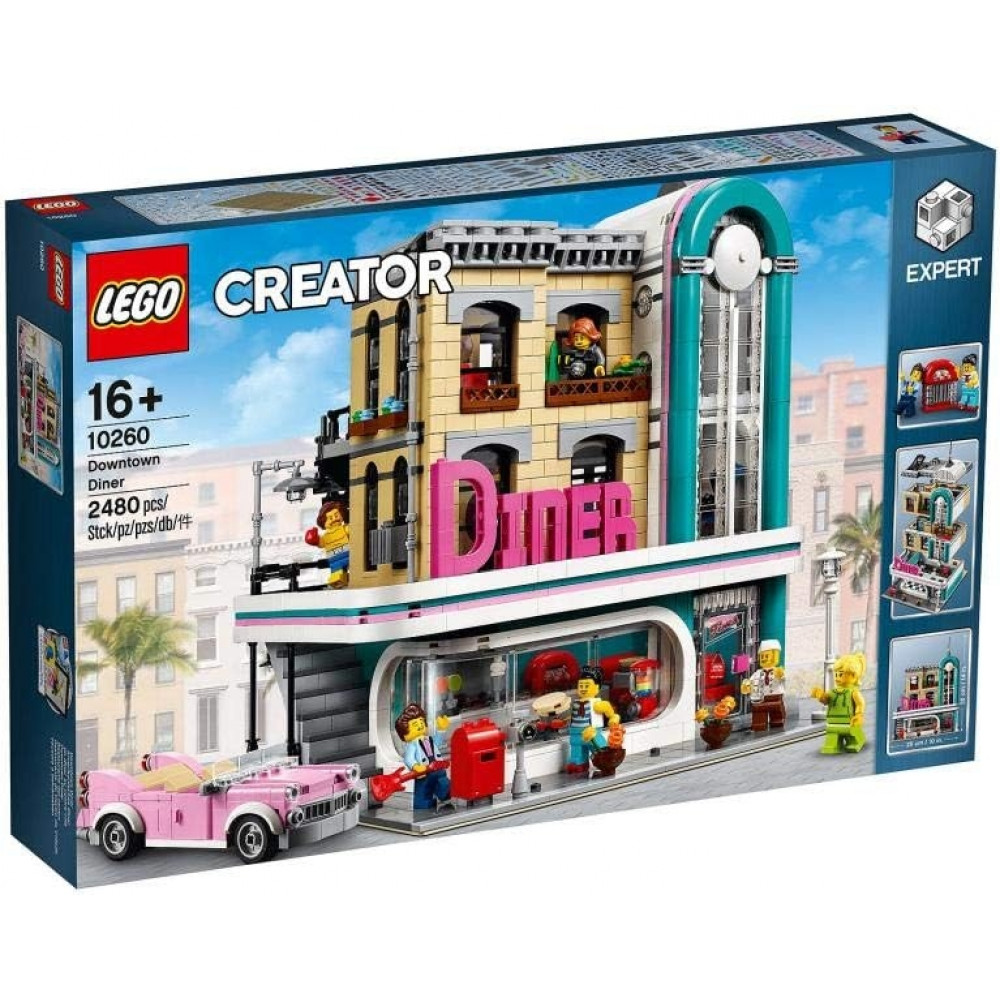 Конструктор Lego Creator Expert 10260 Закусочна в центрі 2480 деталей