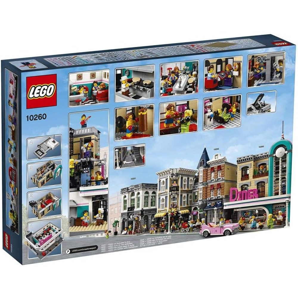 Конструктор Lego Creator Expert 10260 Закусочна в центрі 2480 деталей