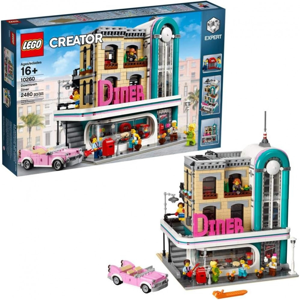 Конструктор Lego Creator Expert 10260 Закусочна в центрі 2480 деталей