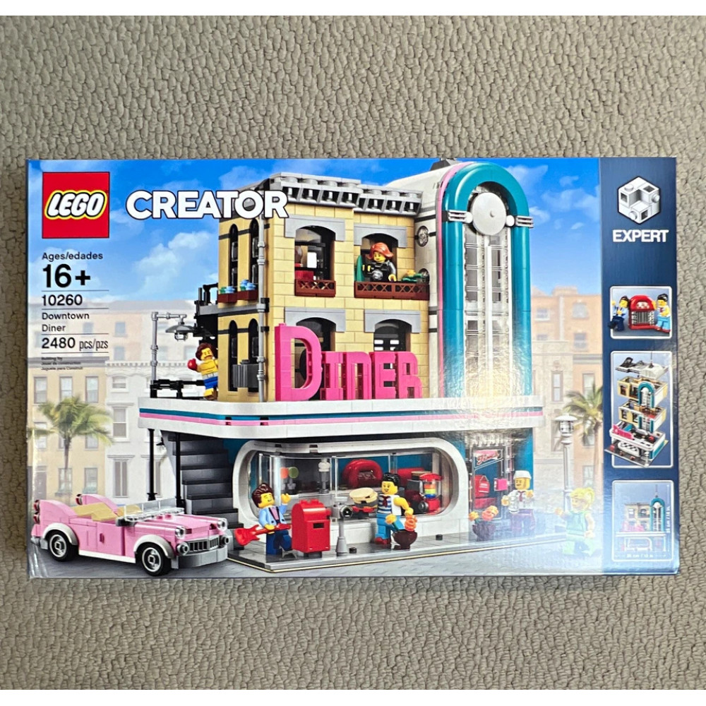 Конструктор Lego Creator Expert 10260 Закусочна в центрі 2480 деталей