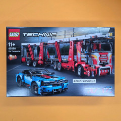 Конструктор Lego Technic 42098 Грузовик-транспортер с синей машиной 2493 деталей