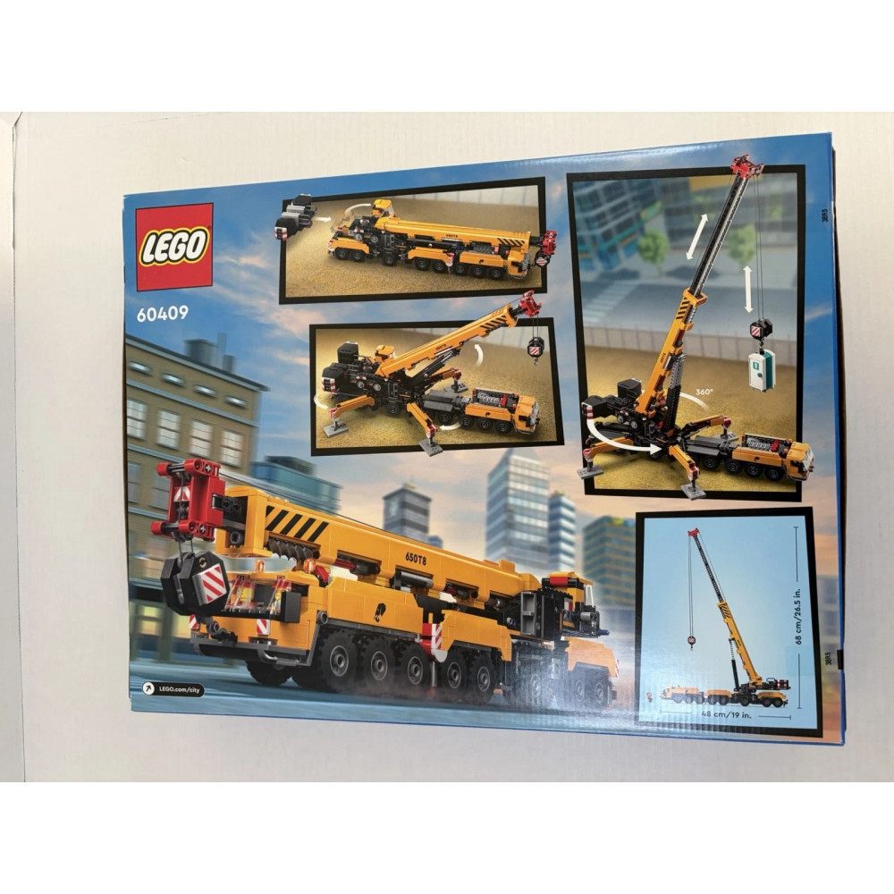 Конструктор Lego City 60409 Великий пересувний будівельний кран 1116 деталей
