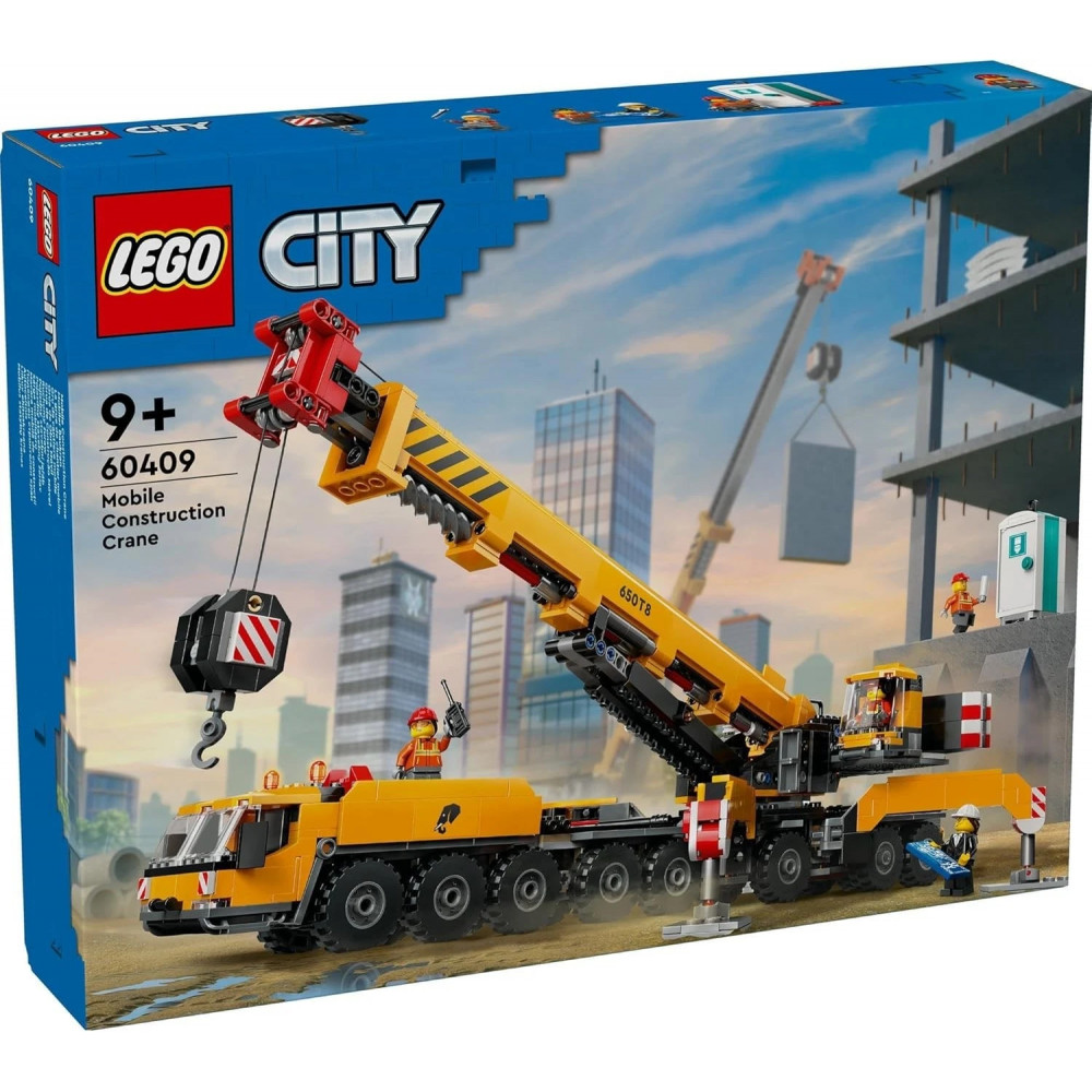 Конструктор Lego City 60409 Великий пересувний будівельний кран 1116 деталей