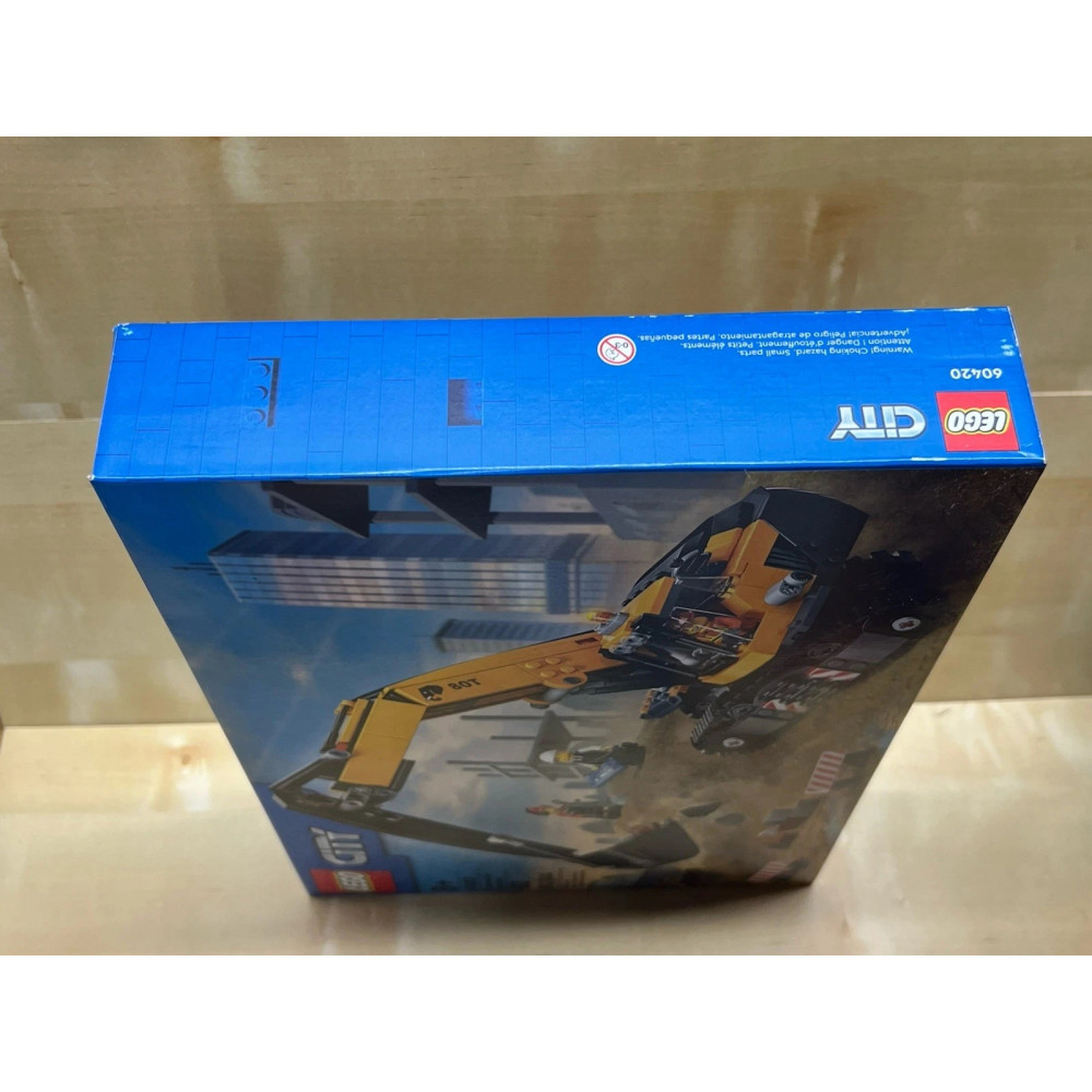 Конструктор Lego City 60420 Гусеничний екскаватор з мініфігурками 633 деталі