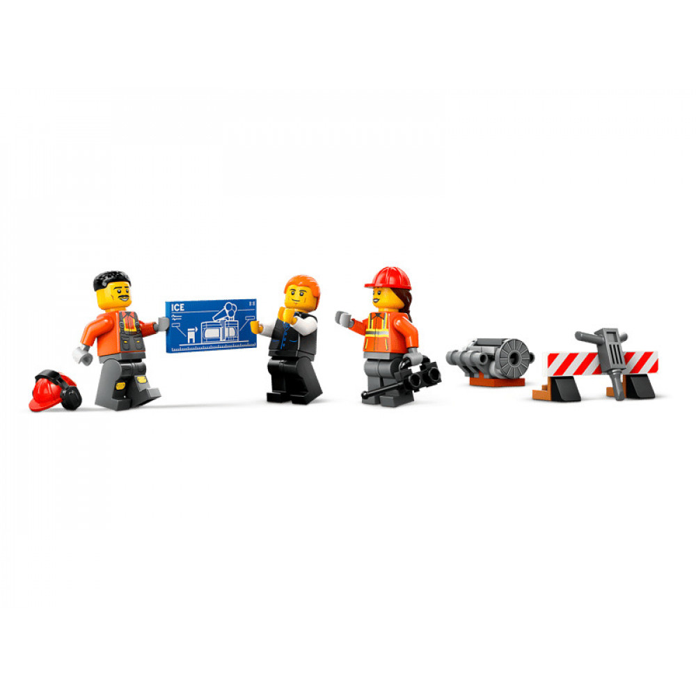 Конструктор Lego City 60420 Гусеничний екскаватор з мініфігурками 633 деталі