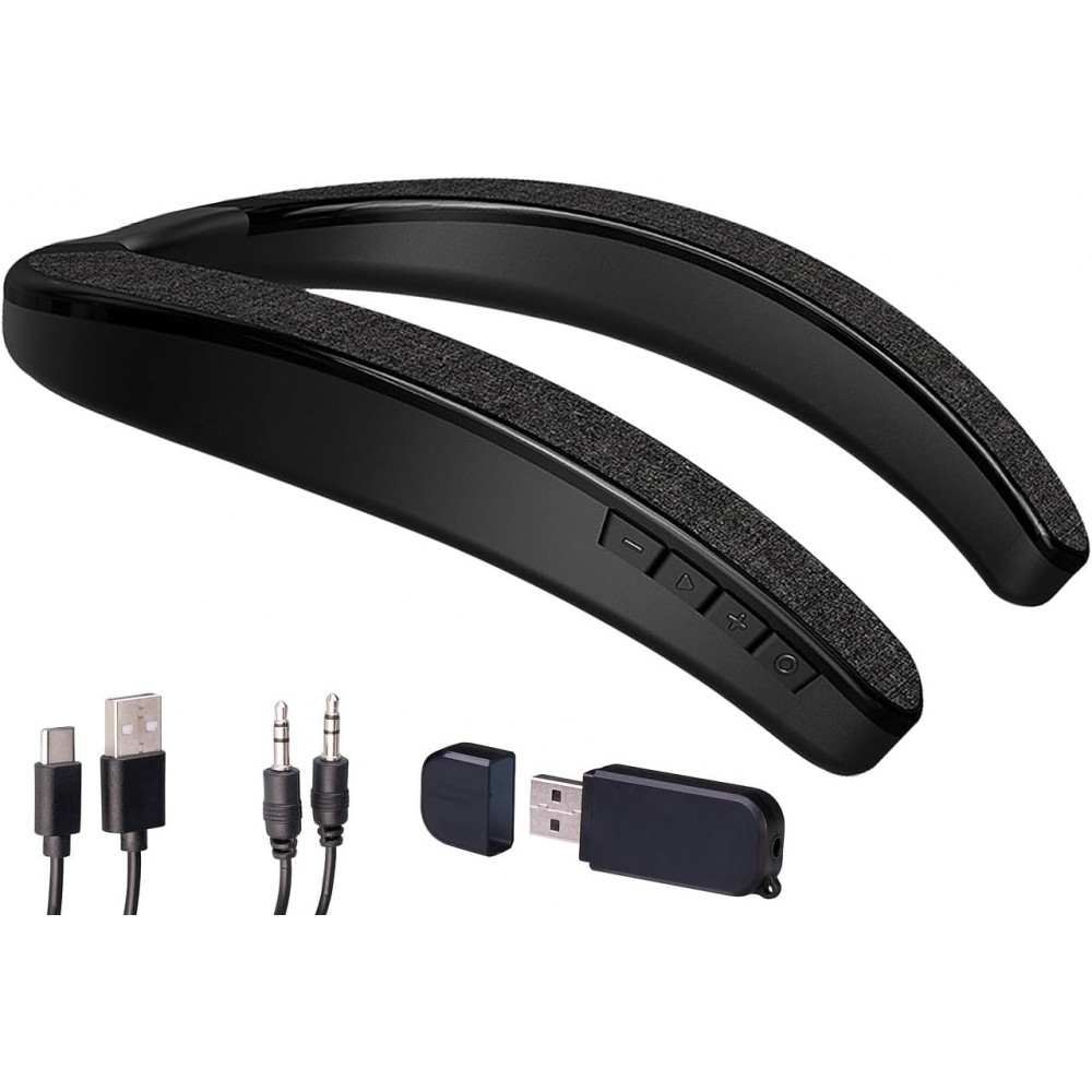 Шийний Bluetooth-динамік auvisio Headset для перегляду телевізора без навушників або дзвінків