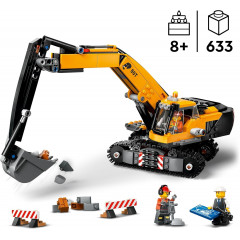 Lego City Set 60409 and 60420 Mobile Crane and Crawler Excavator (1749 pieces)