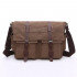 Велика чоловіча сумка через плече Viatra Canvas Messenger хакі