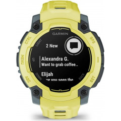 Garmin Instinct Esports Edition Twilight Electric Lime 45 mm Sports Smartwatch, gray with lime