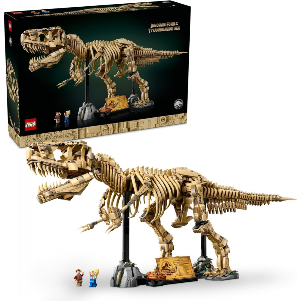 Lego Jurassic World 76968 T-Rex Skeleton for Adults Interior Decor 3145 Pieces