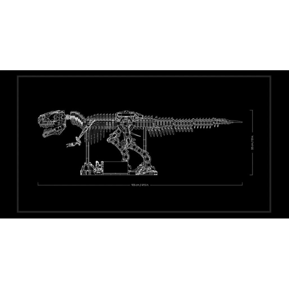 Lego Jurassic World 76968 T-Rex Skeleton for Adults Interior Decor 3145 Pieces