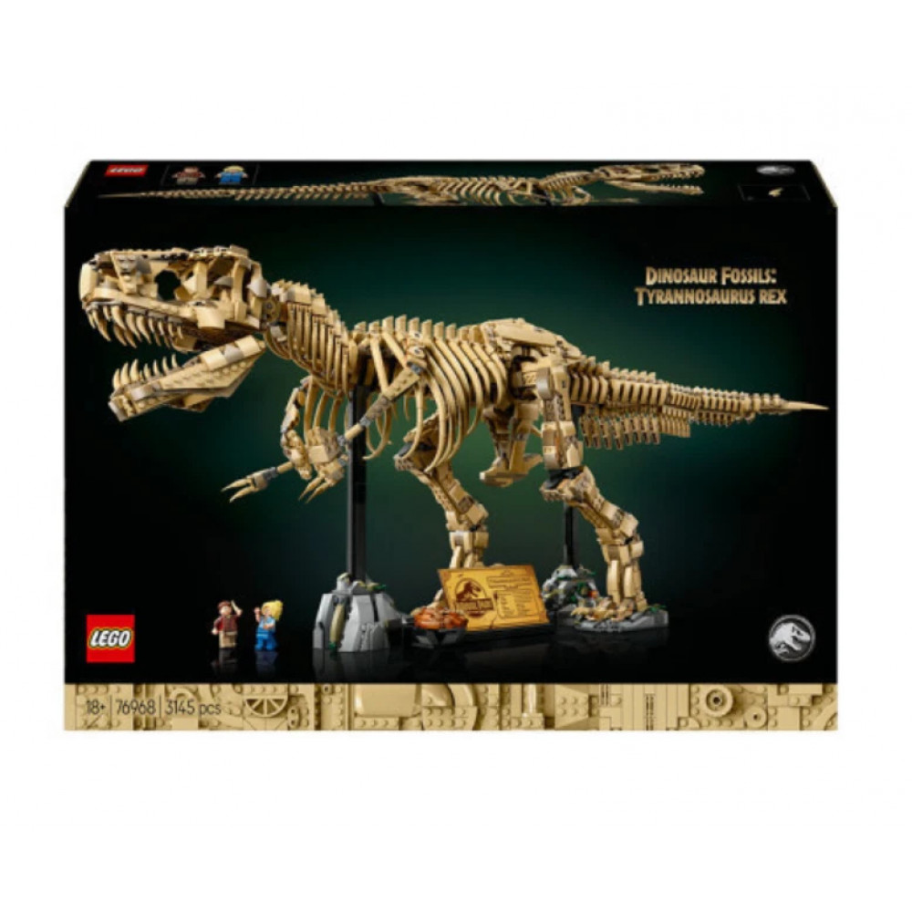 Lego Jurassic World 76968 T-Rex Skeleton for Adults Interior Decor 3145 Pieces