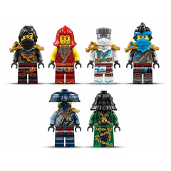 Lego Ninjago 71848 ship-temple with textile sails 2387 pieces