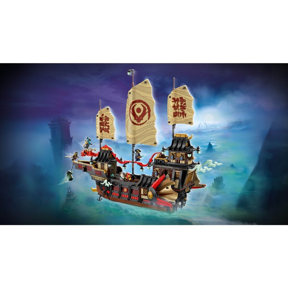Конструктор Lego Ninjago 71848 корабель-храм з текстильними вітрилами 2387 деталей