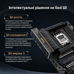 Motherboard for AMD AM5 processors ASUS ProArt X870E-Creator WiFi ATX DDR5 USB4