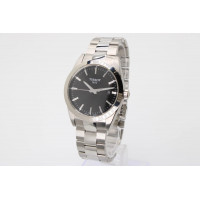 Чоловічий наручний сталевий годинник із сапфіровим склом Tissot Gentleman Quartz T1274101105100