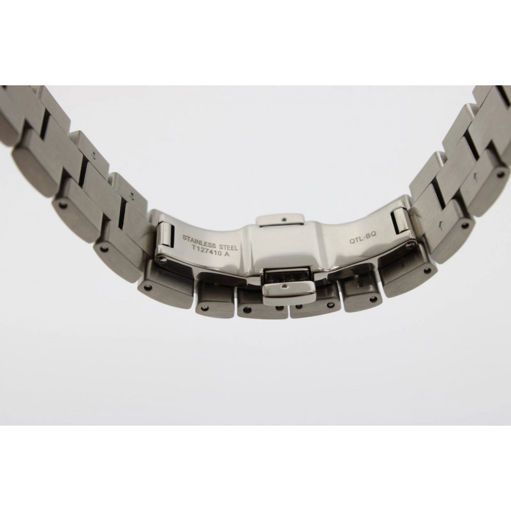 Чоловічий наручний сталевий годинник із сапфіровим склом Tissot Gentleman Quartz T1274101105100
