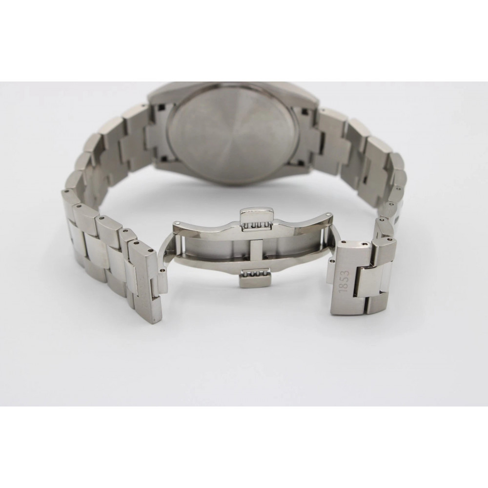 Чоловічий наручний сталевий годинник із сапфіровим склом Tissot Gentleman Quartz T1274101105100
