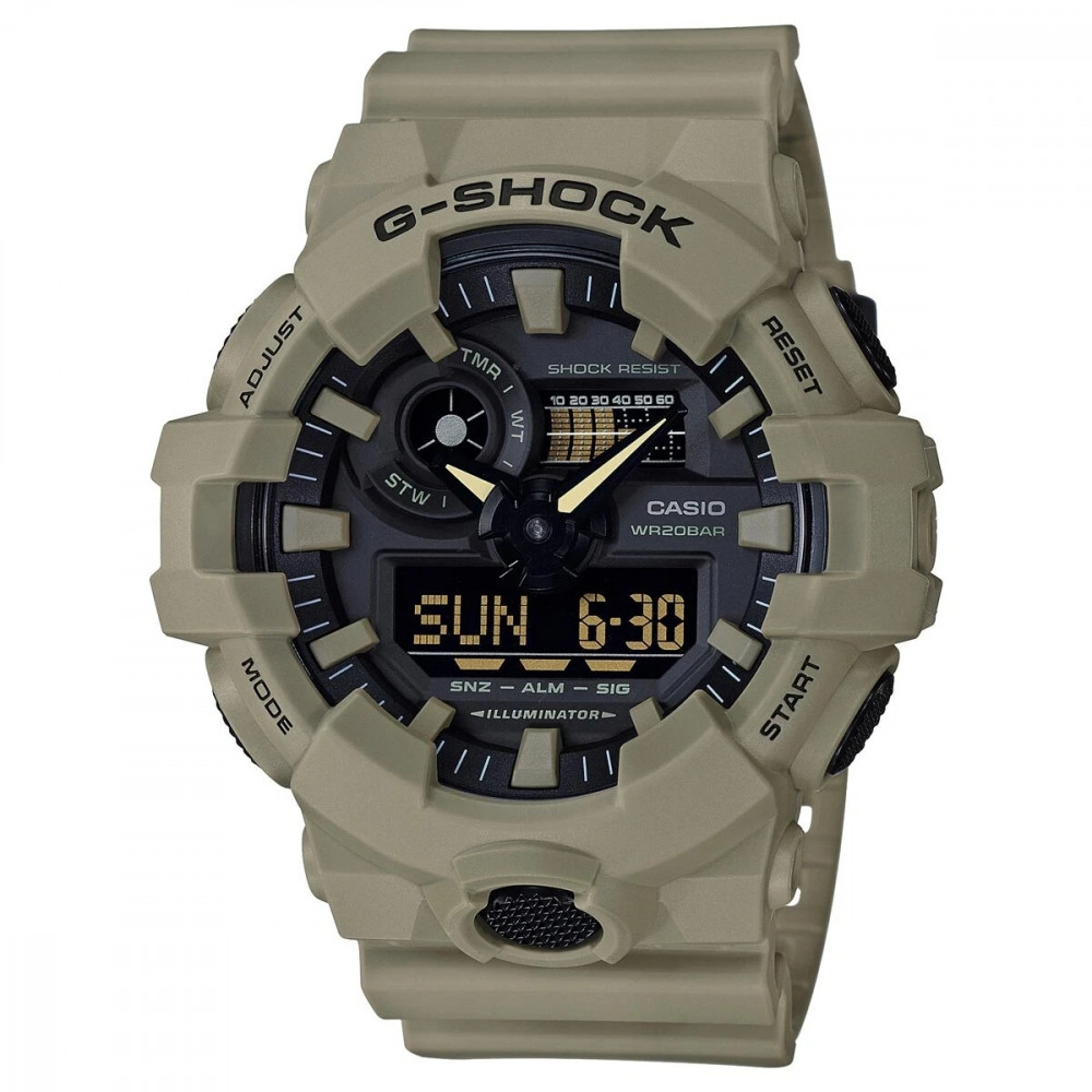 Чоловічий наручний годинник Casio G-Shock GA-700UC-5A бежевий