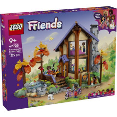 Детский игровой конструктор LEGO Friends 42705 Осенний лесной коттедж 1229 деталей