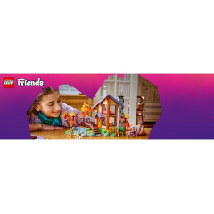 Детский игровой конструктор LEGO Friends 42705 Осенний лесной коттедж 1229 деталей