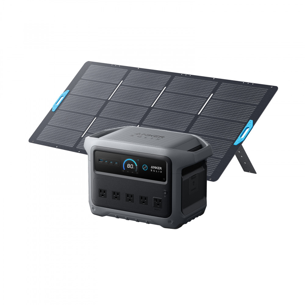 Anker SOLIX C1000 Gen 2 Portable Charging Station Gray 1024 Wh 2000 W