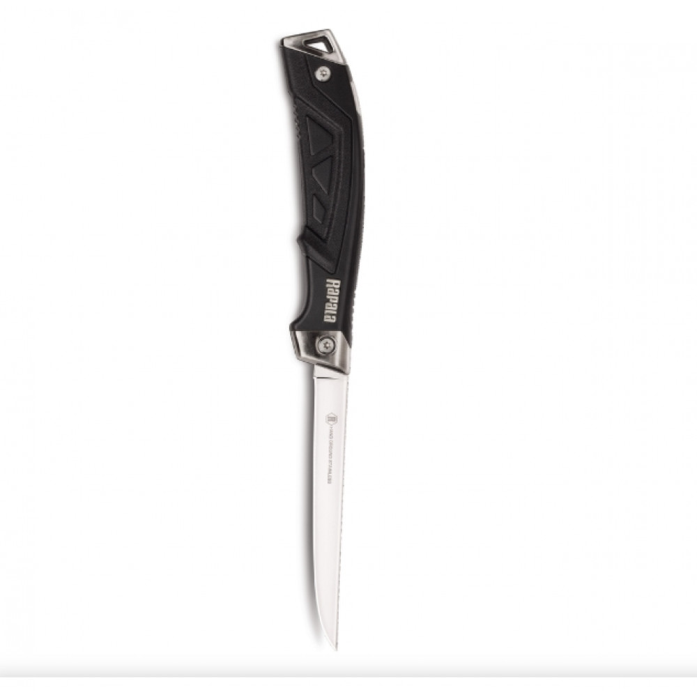 Folding fillet fishing knife Rapala Folding Fish Pro Fillet FFPF5 length 12.7 cm black
