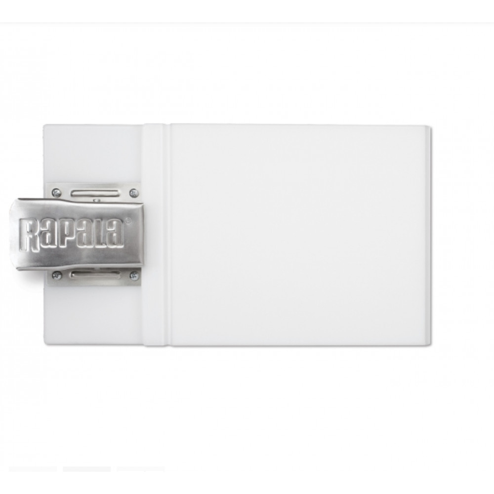 Доска разделочная для филетирования рыбы Rapala Folding Fillet Board RFFBC823 с зажимом белая 19х58 см