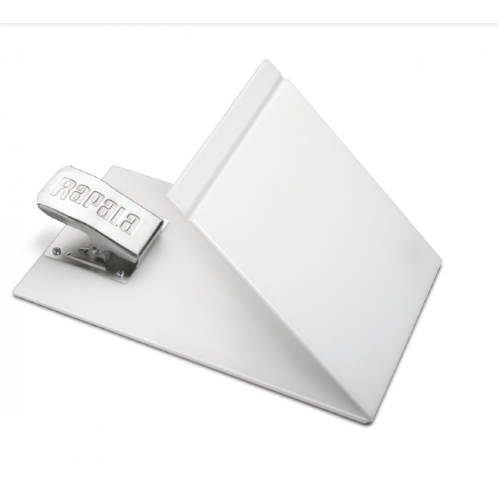 Доска разделочная для филетирования рыбы Rapala Folding Fillet Board RFFBC823 с зажимом белая 19х58 см