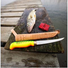 Нож филейный для рыбы Rapala Fish N Fillet BPFNF6SH1FT 15 см с ножнами и точилкой