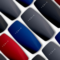 Лицевая панель для зарядной станции Tesla Wall Connector синяя