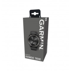 Розумний годинник з гібридним дисплеєм Garmin vivomove Trend 40 мм 010-02665-00 чорні