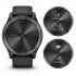 Розумний годинник з гібридним дисплеєм Garmin vivomove Trend 40 мм 010-02665-00 чорні