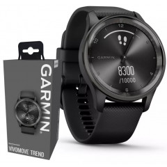 Розумний годинник з гібридним дисплеєм Garmin vivomove Trend 40 мм 010-02665-00 чорні