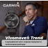 Розумний годинник з гібридним дисплеєм Garmin vivomove Trend 40 мм 010-02665-00 чорні
