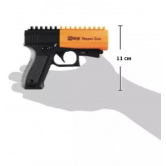 Перцевий пістолет (газовий балончик) Mace 80586 із спрямованим LED-стробоскопом