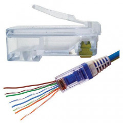 Коннекторы для обжимки витой пары Platinum Tools 100010C EZ-RJ45 Cat 6