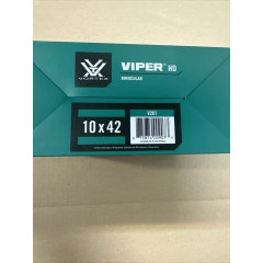 10x42 Vortex Optics Viper HD binoculars with prism on lid