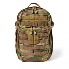 The 5.11 TACTICAL RUSH12 2.0 tactical backpack in multicam color (24 liters).