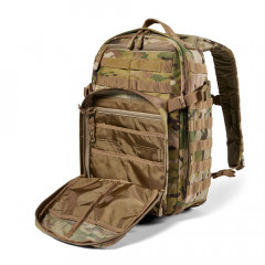 The 5.11 TACTICAL RUSH12 2.0 tactical backpack in multicam color (24 liters).