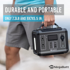 Зарядна станція NinjaBatt 300W Portable Power Station (9 вихідних портів)