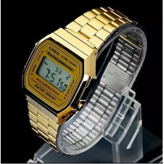 Чоловічий годинник у ретро-стилі Casio Vintage A168WG-9EF