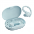 JLab JBuds Air Sport wireless headphones, white, with a charging case.