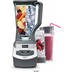 Professional blender Ninja BL660B 1100 W120 V) with two Nutri Ninja cups