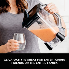 Professional blender Ninja BL660B 1100 W120 V) with two Nutri Ninja cups