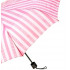 Foldable umbrella Victoria's Secret in pink stripes.