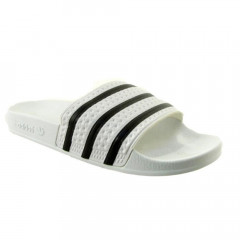 Мужские шлёпанцы Adidas Adilette белые 280648 (размер 41/42)