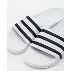 Мужские шлёпанцы Adidas Adilette белые 280648 (размер 41/42)